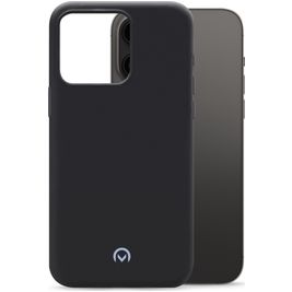 Mobilize Rubber Gelly iPhone 14 Pro Max Hoesje Flexibel TPU Backcover - Matt Black