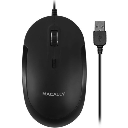 Macally Dynamouse Optische Bedrade Muis USB-A zwart