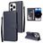 Mobigear Wallet iPhone 14 Pro Max Hoesje Bookcase Portemonnee - Marineblauw