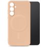 My Style Protective Flex Samsung Galaxy S25 MagSafe Hoesje Flexibel TPU Backcover - Soft Pink