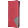 Mobigear Rhombus Slim Huawei P40 Pro Hoesje Bookcase - Rood