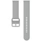 Mobigear Sport Buckle Siliconen Fitbit Versa Bandje Gespsluiting - Grijs