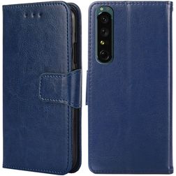 Mobigear Wallet Sony Xperia 1 IV Hoesje Bookcase Portemonnee - Donkerblauw
