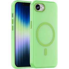 Mobigear Shockproof iPhone 16e MagSafe Hoesje Hardcase Backcover - Groen