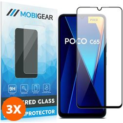 Mobigear Premium POCO C65 Glazen Screenprotector - Case Friendly (3-Pack)