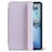 Decoded Textured Slim iPad Air 4 (2020) Hoes Flexibel Siliconen Bookcase - Lavendel