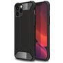 Mobigear Outdoor iPhone 12 Pro Max Hoesje Hardcase Backcover Shockproof - Zwart