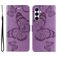 Mobigear Butterfly Samsung Galaxy A26 Hoesje Bookcase Portemonnee - Paars