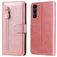 Mobigear Zipper Samsung Galaxy S23 Hoesje Bookcase Portemonnee - Roségoud