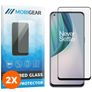 Mobigear Premium OnePlus Nord N10 5G Glazen Screenprotector - Case Friendly - Zwart (2-Pack)