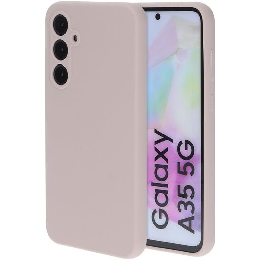 Mobiparts Samsung Galaxy A35 Siliconen Hoesje Backcover - Soft Salmon