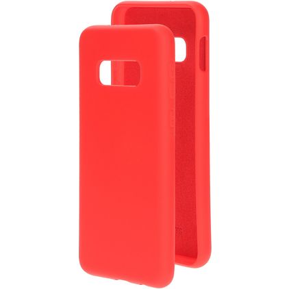 Mobiparts Samsung Galaxy S10e Siliconen Hoesje Backcover - Scarlet Red