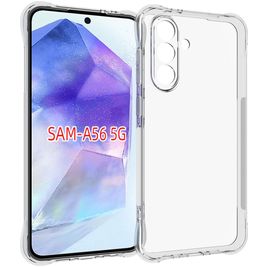 Mobigear Cushion Doorzichtig Samsung Galaxy A56 Hoesje Flexibel TPU Backcover - Transparant