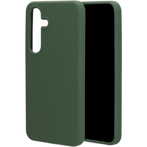 Mobiparts Samsung Galaxy S25 Siliconen Hoesje Backcover - Forest Green