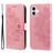 Mobigear Flowers iPhone 17 Hoesje Bookcase Portemonnee - Roségoud