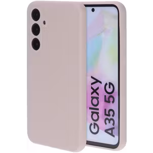 Mobiparts Samsung Galaxy A35 Siliconen Hoesje Backcover - Soft Salmon