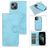 Mobigear Wallet iPhone 15 Hoesje Uitneembare 2in1 Bookcase Portemonnee - Blauw