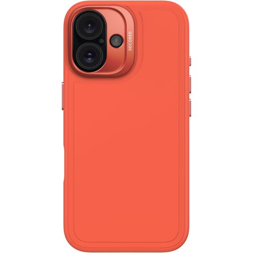 Decoded Stacks iPhone 16 Siliconen MagSafe Hoesje Backcover - Tangerine