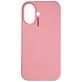 Nudient Base iPhone 16 Plus Siliconen Hoesje Backcover - Baby Pink