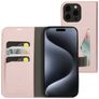 Mobiparts Classic Wallet iPhone 15 Pro Max Hoesje Bookcase Portemonnee - Roze