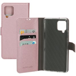 Mobiparts Saffiano Wallet Samsung Galaxy A42 Hoesje Bookcase Portemonnee - Roze