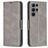 Mobigear Excellent Samsung Galaxy S24 Ultra Hoesje Bookcase Portemonnee - Grijs
