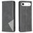 Mobigear Rhombus Slim iPhone Air Hoesje Bookcase - Zwart