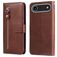 Mobigear Zipper iPhone Air Hoesje Bookcase Portemonnee - Bruin