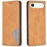 Mobigear Rhombus Slim iPhone Air Hoesje Bookcase - Cognac
