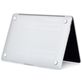 Mobigear Marble MacBook Air 13 Inch (2018-2020) Hoes Hardshell Laptopcover MacBook Case - Wit / Blauw - Model A1932 / A2179 / A2337