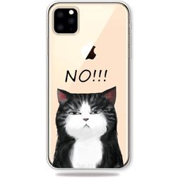 Mobigear Design iPhone 11 Pro Max Hoesje Flexibel TPU Backcover - Kat