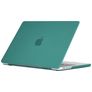 Mobigear Matte MacBook Pro 14 Inch (2021-2026) Hoes Hardshell Laptopcover MacBook Case - Donkergroen - Model A2442 / A2779 / A2918 / A2992 / A3401 / A3112 / A3434 / A3427 / A3426