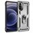 Mobigear Armor Ring Motorola Moto G52 Hoesje Hardcase Backcover Shockproof met Ringhouder - Zilver