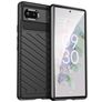 Mobigear Groove Google Pixel 6a Hoesje Flexibel TPU Backcover - Zwart