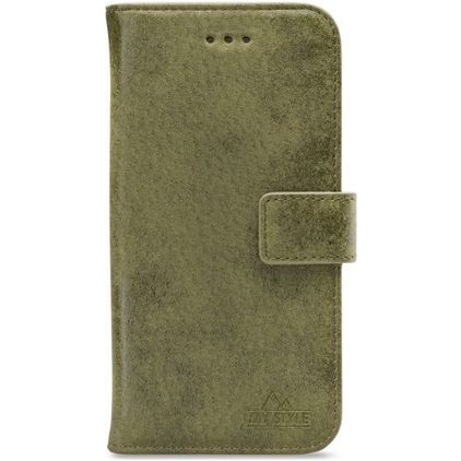 My Style Flex Wallet iPhone 12 Pro Max Hoesje Bookcase Portemonnee - Olive