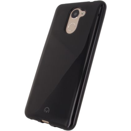 Mobilize Gelly Huawei Y7 (2017) Hoesje Flexibel TPU Backcover - Zwart