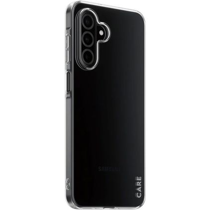 CARE by PanzerGlass Fashionable Doorzichtig Samsung Galaxy A17 Siliconen Hoesje Backcover - Transparant