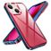 Mobigear Crystal iPhone 14 Plus Hoesje Hardcase Backcover - Transparant / Rood