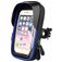 Mobigear Weather Shield Telefoonhouder fiets Stuurbevestiging Hoesje Universeel (max 17 cm x 9 cm) - Blauw