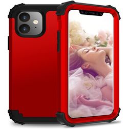 Mobigear Ultra Tough iPhone 11 Hoesje Hardcase Backcover Shockproof - Rood