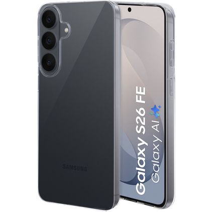 Mobiparts Classic Doorzichtig Samsung Galaxy S26 FE Hoesje Flexibel TPU Backcover - Transparant