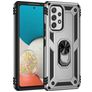 Mobigear Armor Ring Samsung Galaxy A53 Hoesje Hardcase Backcover Shockproof met Ringhouder - Zilver