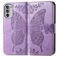 Mobigear Butterfly Motorola Moto G82 Hoesje Bookcase Portemonnee - Paars
