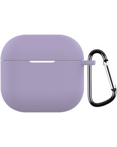 Mobigear Colors Apple AirPods 4 Hoesje Flexibel Siliconen - Paars
