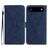 Mobigear Stitch iPhone Air Hoesje Bookcase Portemonnee - Blauw
