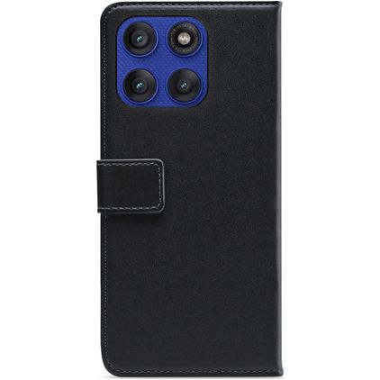 Mobilize Classic Gelly Motorola Edge 60 Pro Hoesje Bookcase Portemonnee - Zwart