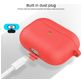 Mobigear Classic Apple AirPods 3 Hoesje Flexibel Siliconen - Rood