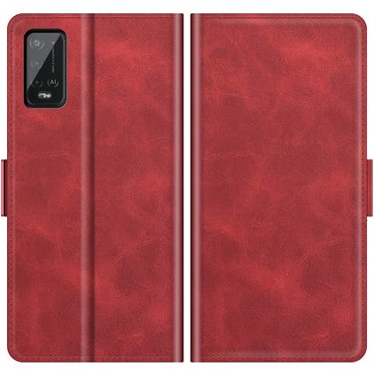 Mobigear Slim Magnet Wiko Power U20 Hoesje Bookcase Portemonnee - Rood