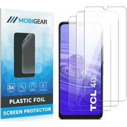 Mobigear TCL 40R Screenprotector Folie - Case Friendly (3-Pack)