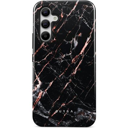 Burga Tough Samsung Galaxy A55 Hoesje Hardcase Backcover Shockproof - Rose Gold Marble